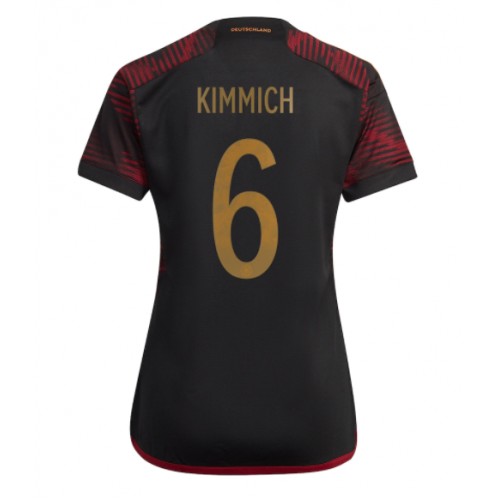 Ženski Nogometni dresi Nemčija Joshua Kimmich #6 Gostujoči SP 2022 Kratek Rokav